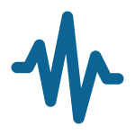Icon of soundwaves representing radial shockwave therapy